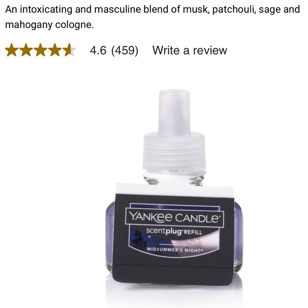 Yankee MidSummer’s Night ScentPlug Refill